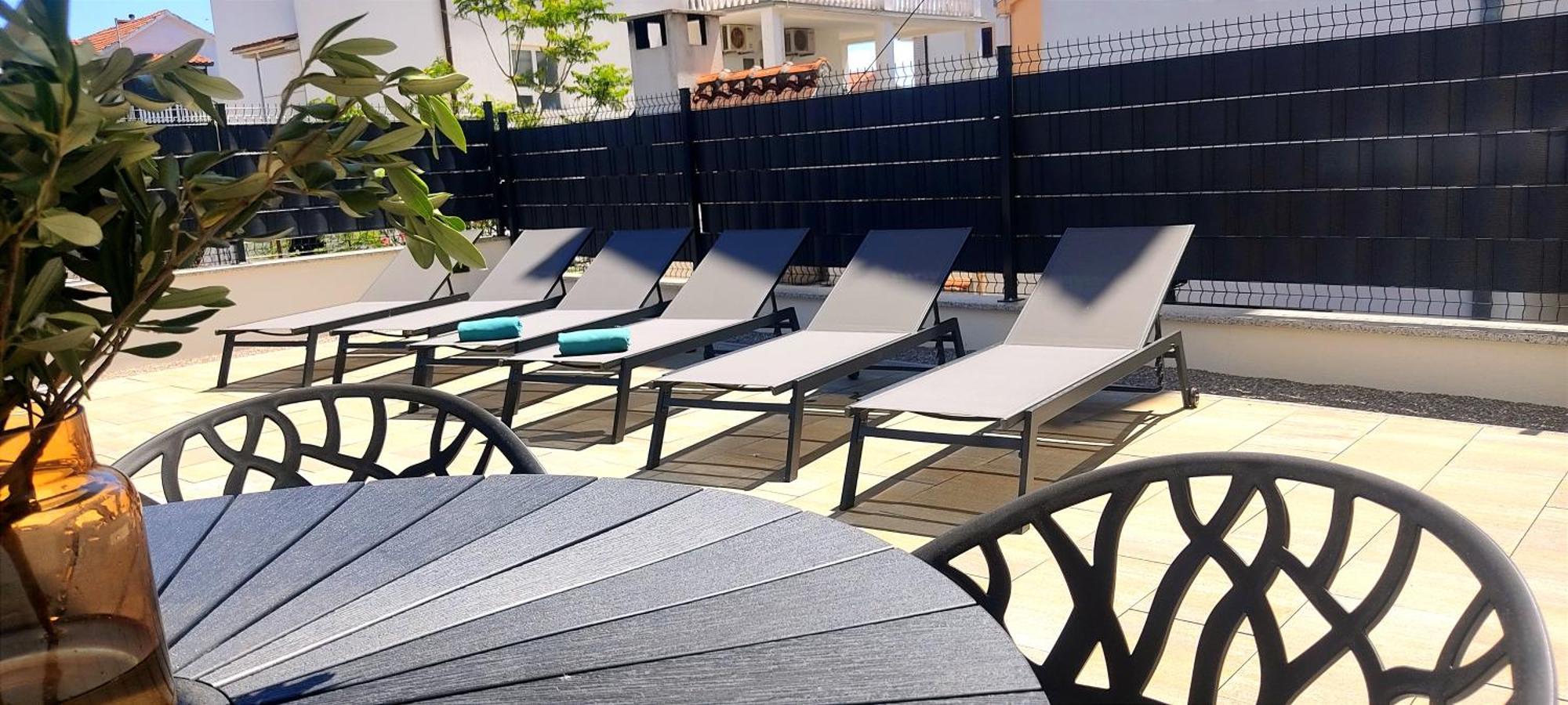Apartment Agnes With 63 M2 Rooftop Terrace, Grill And Pool โอครูกกอร์นญี ภายนอก รูปภาพ